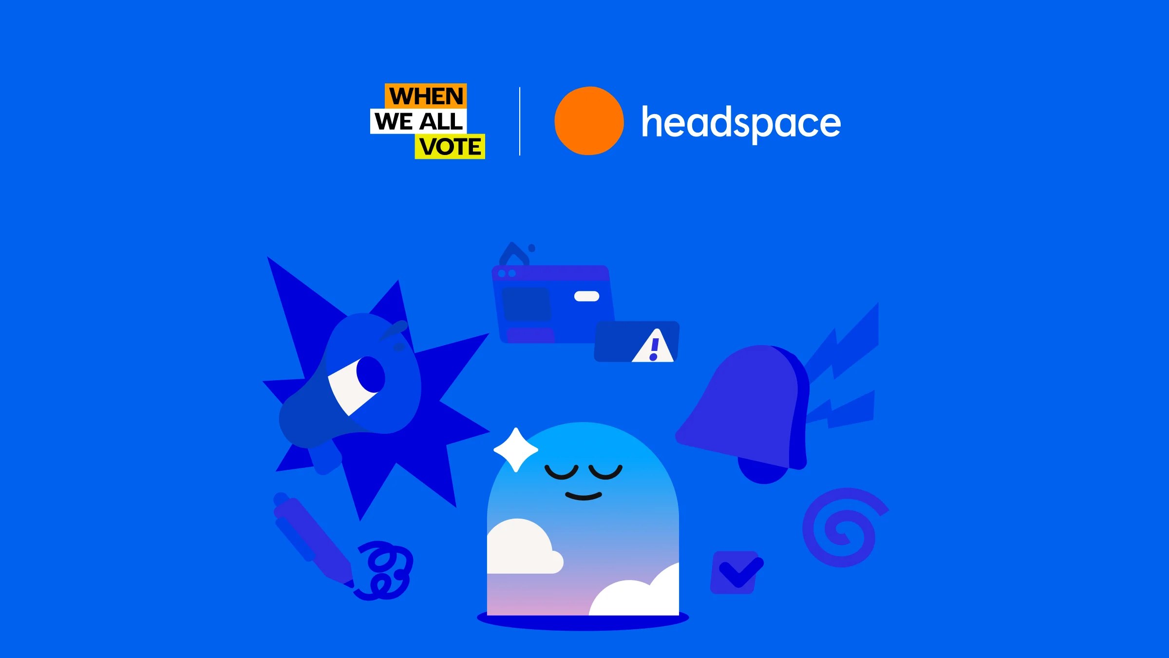 When We All Vote and Headspace Image